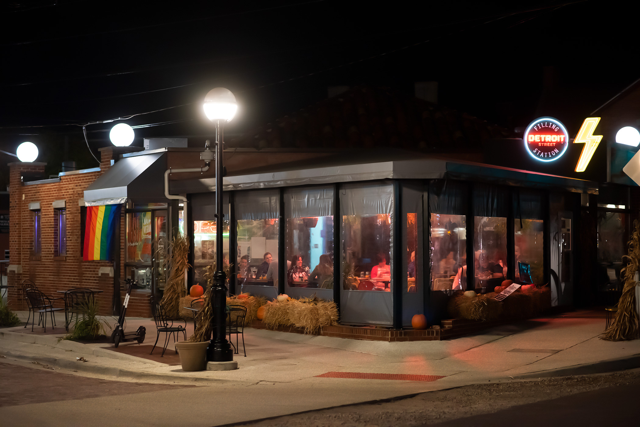 You can find great music on Wednesday nights at Detroit Street Filling Station, located at 300 Detroit Street in Ann Arbor.  (Photo by Mark Bialek)